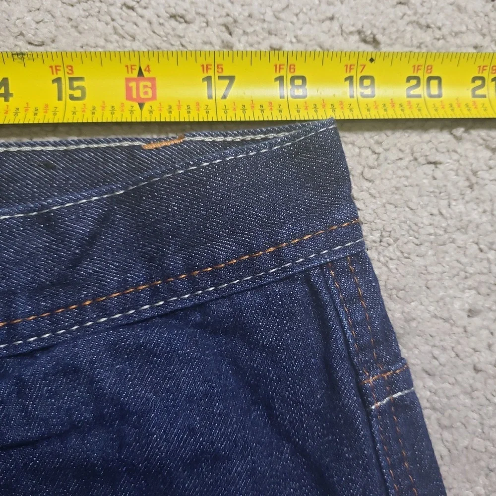 Vintage 5ive Jungle Jeans Mens 40 (FITS 37x27) Y2K Blue Wide Baggy Embroidered